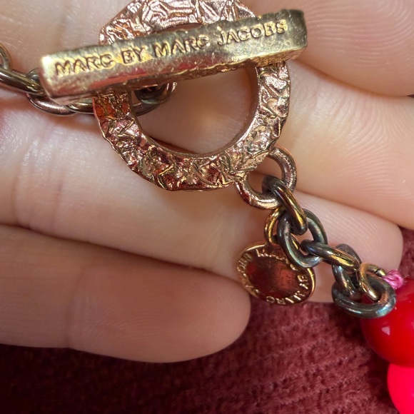 Marc by Marc Jacobs necklace bow Pink - Picture 4 of 7